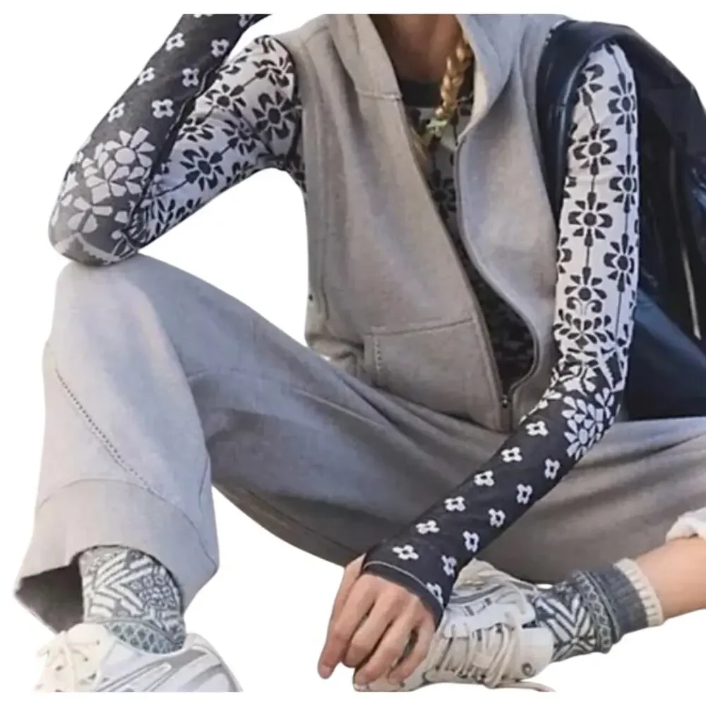 Free People Movement Heather Gray Jumpsuit with Hood Small NWT - Picture 3 of 12